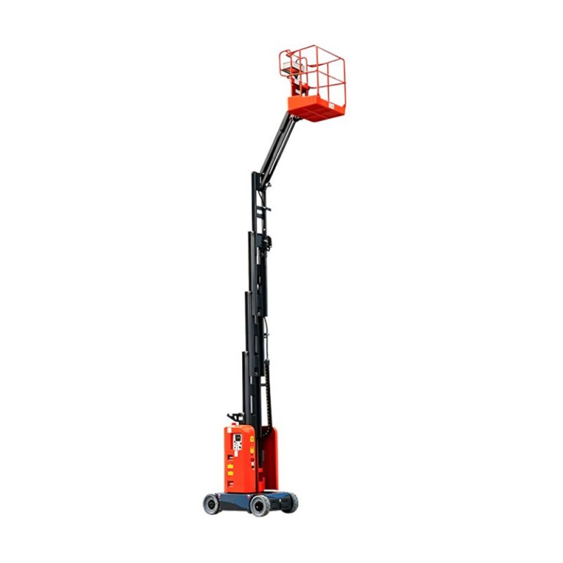 Self Propelled Vertical Mast Lift With JIB